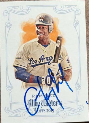 Hanley Ramirez Signed 2013 Allen & Ginter Baseball Card - Los Angeles Dodgers - PastPros