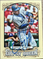 Hanley Ramirez Signed 2014 Topps Gypsy Queen Baseball Card - Los Angeles Dodgers - PastPros