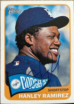 Hanley Ramirez Signed 2014 Topps Heritage Baseball Card - Los Angeles Dodgers
