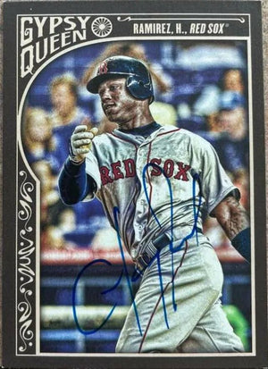 Hanley Ramirez Signed 2015 Topps Gypsy Queen Baseball Card - Boston Red Sox