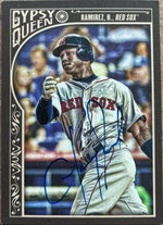 Hanley Ramirez Signed 2015 Topps Gypsy Queen Baseball Card - Boston Red Sox - PastPros