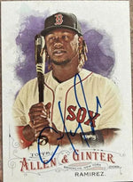 Hanley Ramirez Signed 2016 Allen & Ginter Baseball Card - Boston Red Sox