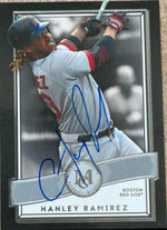 Hanley Ramirez Signed 2016 Topps Museum Collection Baseball Card - Boston Red Sox