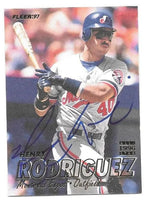 Henry Rodriguez Signed 1997 Fleer Baseball Card - Montreal Expos