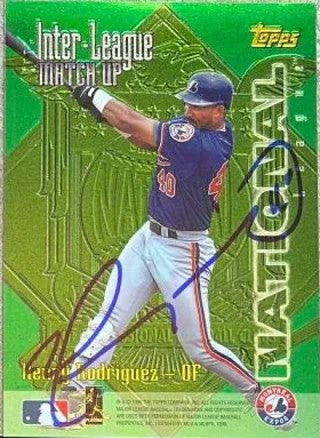 Henry Rodriguez Signed 1997 Topps Inter-League Match-Up Baseball Card - Montreal Expos