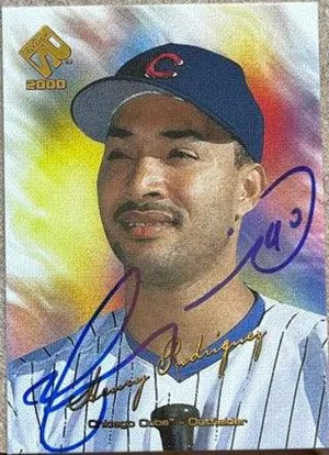 Henry Rodriguez Signed 2000 Pacific Private Stock Baseball Card - Chicago Cubs