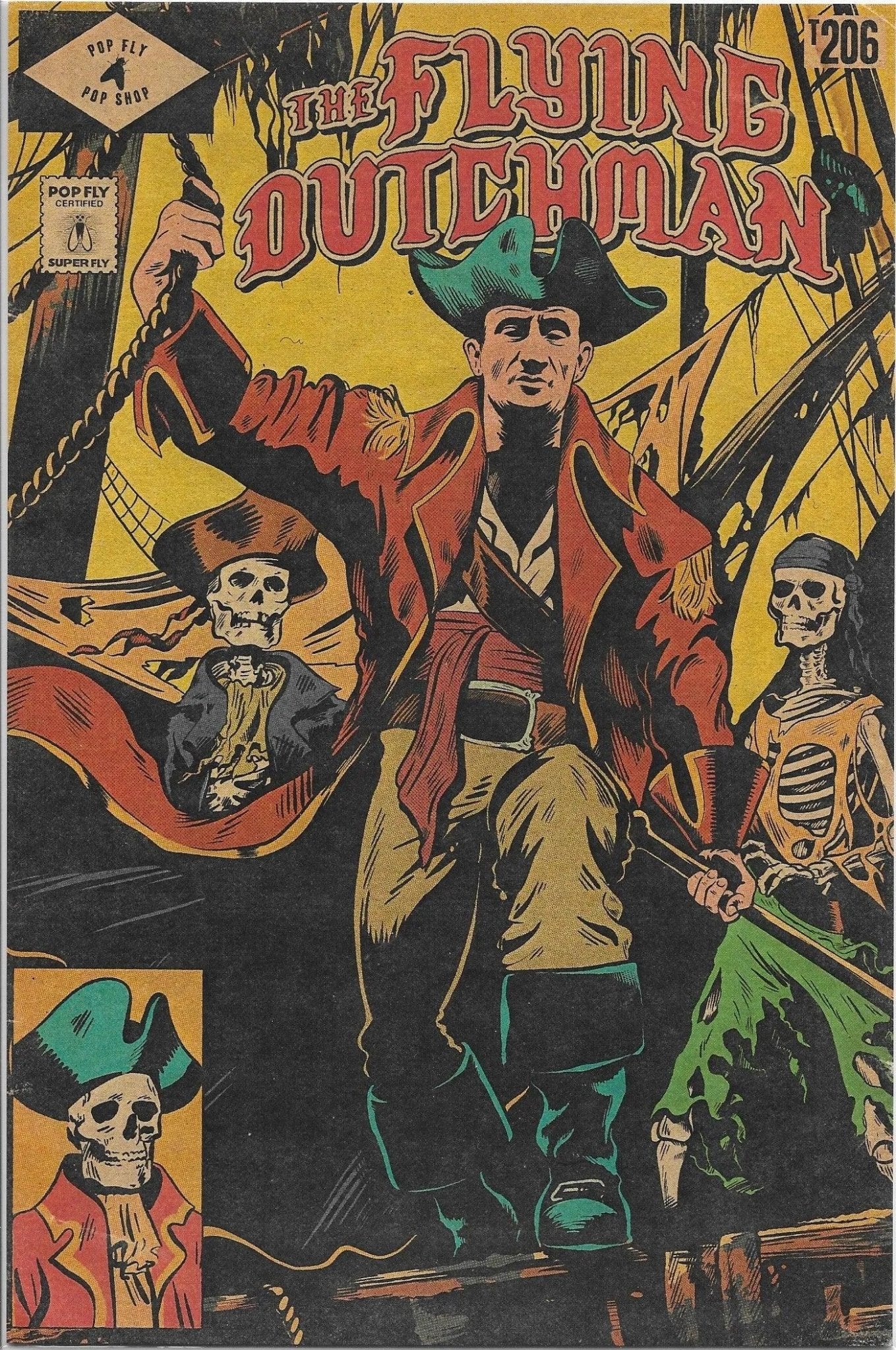 Honus Wagner - "The Flying Dutchman" Pop Fly Pop Shop Print #56 – Signed by Daniel Jacob Horine