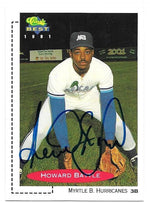 Howard Battle Signed 1991 Classic Best Baseball Card - PastPros
