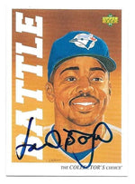 Howard Battle Signed 1992 Upper Deck Minors Baseball Card - Toronto Blue Jays