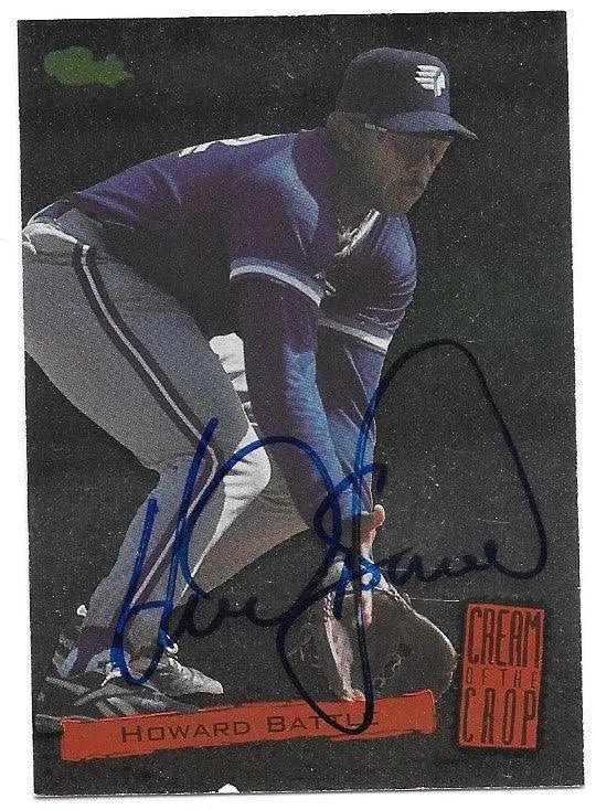 Howard Battle Signed 1994 Classic Baseball Card - Cream of the Crop