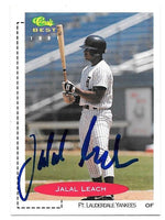 Jalal Leach Signed 1991 Classic Best Baseball Card - PastPros