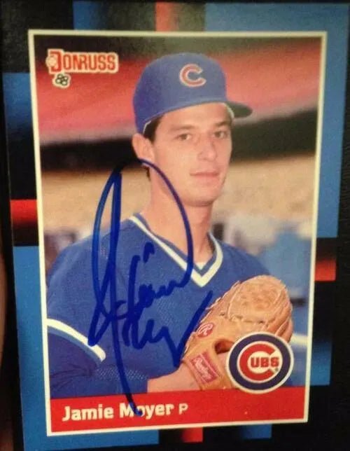 Jamie Moyer Signed 1988 Donruss Baseball Card - Chicago Cubs