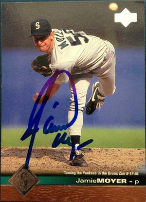 Jamie Moyer Signed 1997 Upper Deck Baseball Card - Seattle Mariners - PastPros