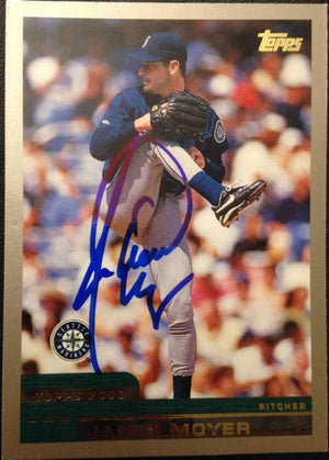 Jamie Moyer Signed 2000 Topps Baseball Card - Seattle Mariners