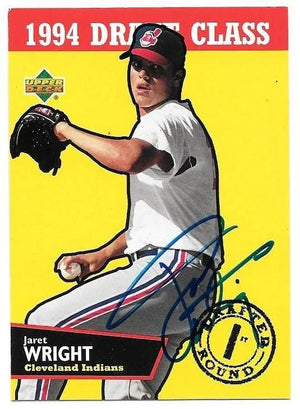 Jaret Wright Signed 1995 Upper Deck Minors Baseball Card - Cleveland Indians