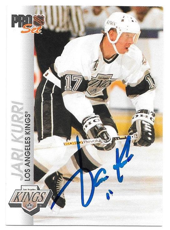 Jari Kurri Signed 1992-93 Proset Hockey Card - Los Angeles Kings - PastPros