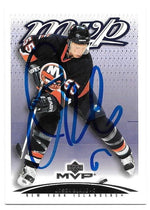 Jason Blake Signed 2003-04 Upper Deck MVP Hockey Card - New York Islanders - PastPros