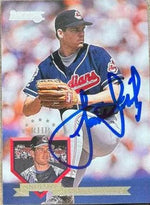 Jason Grimsley Signed 1995 Donruss Baseball Card - Cleveland Indians
