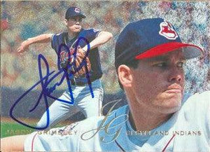 Jason Grimsley Signed 1995 Flair Baseball Card - Cleveland Indians - PastPros