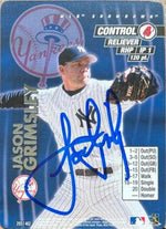 Jason Grimsley Signed 2000 MLB Showdown Unlimited Baseball Card - New York Yankees - PastPros