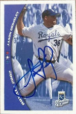 Jason Grimsley Signed 2002 Kansas City Police Baseball Card - Kansas City Royals