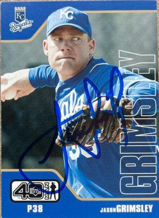 Jason Grimsley Signed 2002 Upper Deck 40 Man Baseball Card - Kansas City Royals - PastPros