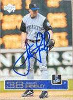 Jason Grimsley Signed 2003 Upper Deck Baseball Card - Kansas City Royals - PastPros