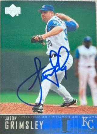 Jason Grimsley Signed 2004 Upper Deck Baseball Card - Kansas City Royals