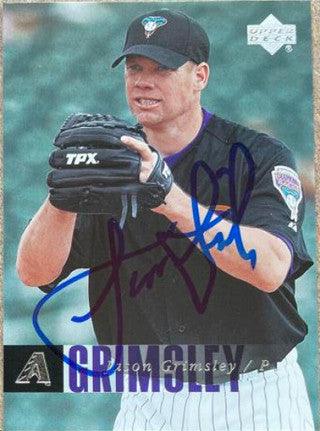 Jason Grimsley Signed 2006 Upper Deck Baseball Card - Arizona Diamondbacks - PastPros