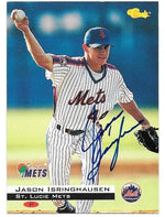Jason Isringhausen Signed 1994 Classic Baseball Card - St Lucie Mets