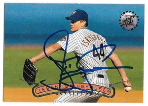 Jason Isringhausen Signed 1996 Stadium Club Baseball Card - New York Mets