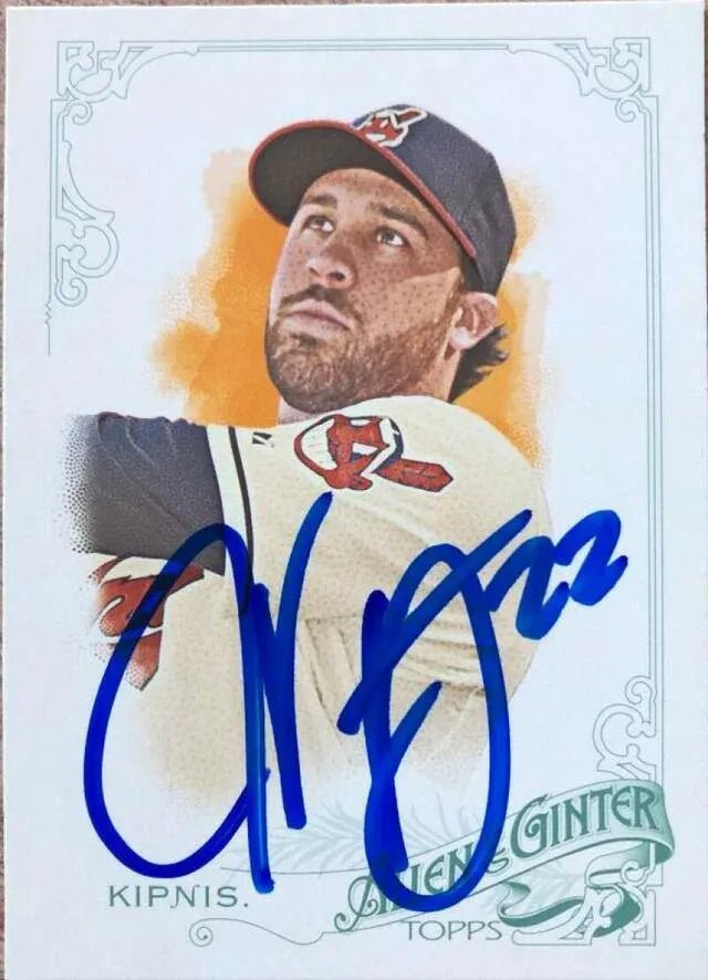 Jason Kipnis Signed 2015 Allen & Ginter Baseball Card - Cleveland Indians