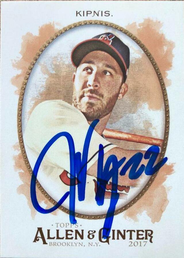Jason Kipnis Signed 2017 Allen & Ginter Baseball Card - Cleveland Indians - PastPros