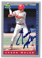 Jason Moler Signed 1993 Classic Best Baseball Card - PastPros