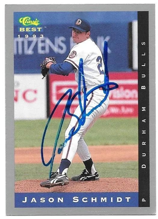 Jason Schmidt Signed 1993 Classic Best Baseball Card