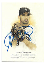 Javier Vazquez Signed 2006 Allen & Ginter Baseball Card - Chicago White Sox - PastPros