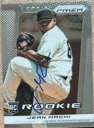 Jean Machi Signed 2013 Panini Prizm Baseball Card - San Francisco Giants