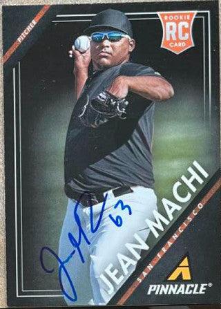 Jean Machi Signed 2013 Pinnacle Baseball Card - San Francisco Giants - PastPros
