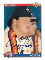 Jeff Juden Signed 1992 Upper Deck Baseball Card - Houston Astros