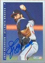 Jeff Reardon Signed 1993 Fleer Baseball Card - Atlanta Braves - PastPros