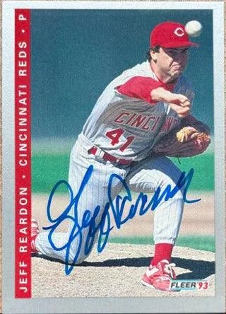 Jeff Reardon Signed 1993 Fleer Final Edition Baseball Card - Cincinnati Reds