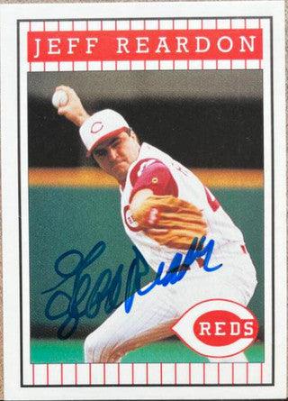Jeff Reardon Signed 1993 Kahn's Baseball Card - Cincinnati Reds - PastPros