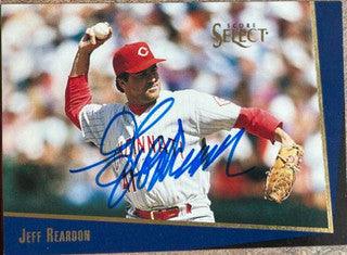 Jeff Reardon Signed 1993 Score Select Rookie/Traded Baseball Card - Cincinnati Reds - PastPros