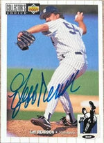 Jeff Reardon Signed 1994 Collector's Choice Baseball Card - New York Yankees