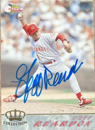 Jeff Reardon Signed 1994 Pacific Crown Collection Baseball Card - Cincinnati Reds - PastPros