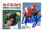 Jeff Shaw Signed 1998 Collector's Choice Baseball Card - Top of the Charts