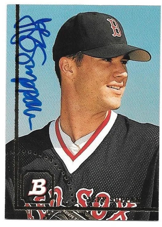 Jeff Suppan Signed 1994 Bowman Baseball Card - Boston Red Sox