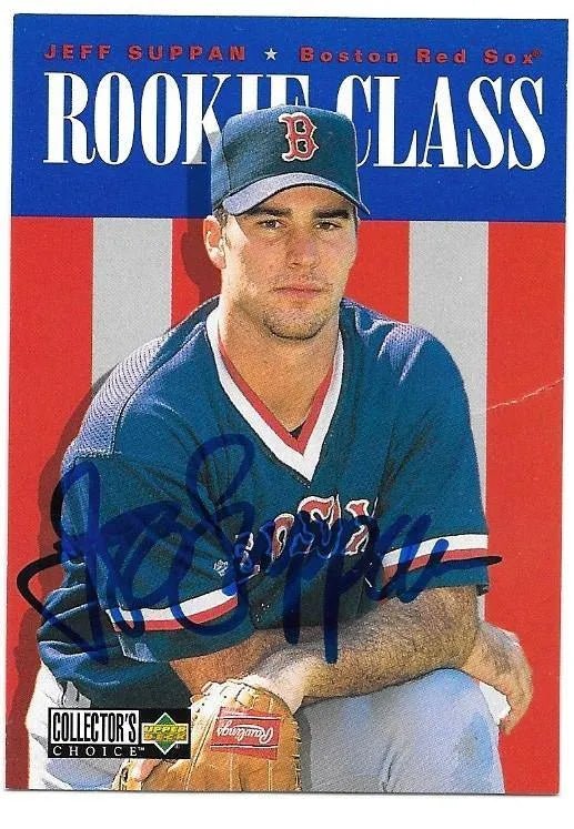 Jeff Suppan Signed 1996 Collector's Choice Baseball Card - Boston Red Sox