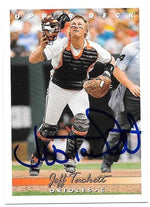 Jeff Tackett Signed 1993 Upper Deck Baseball Card - Baltimore Orioles
