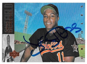 Jeffrey Hammonds Signed 1994 Upper Deck Baseball Card - Baltimore Orioles